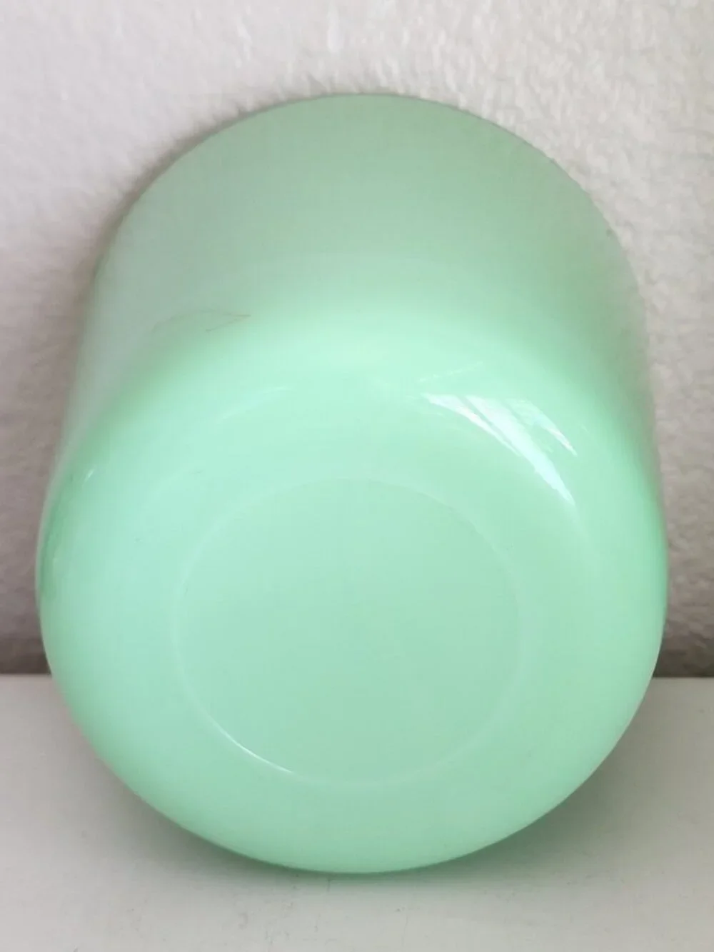 Beautiful Vintage McKee Jadeite Jadite Green Glass CEREAL 48oz Canister Uranium